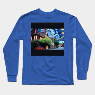 Starry Night Over Godric's Hollow Long Sleeve T-Shirt